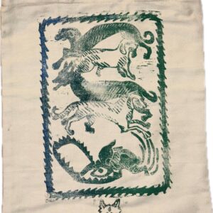Dogs Chasing Rabbits Tote bag