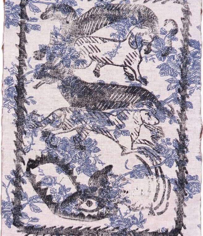 Dogs Chasing Rabbits patch