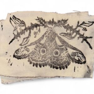 Moth with brambles