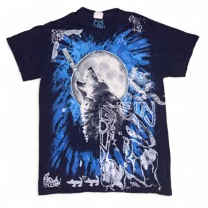 Wolf 'n doggy prints shirt