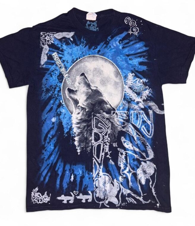 Wolf ‘n doggy prints shirt