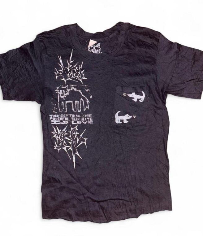 GOOD BOY doggy prints tee