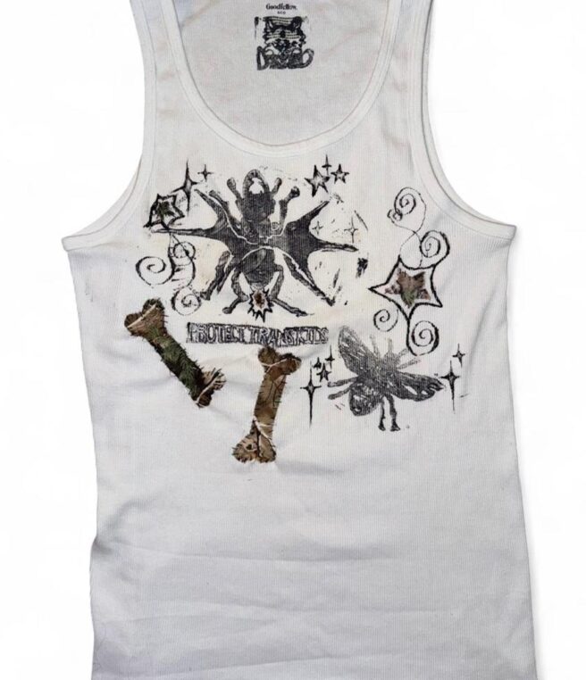 Sewed up tank top