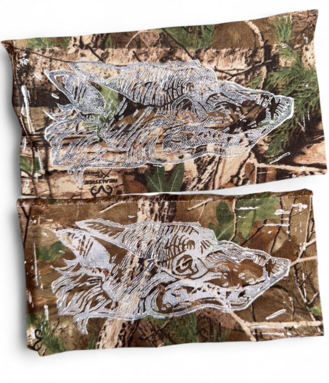Doggy Face in camouflage