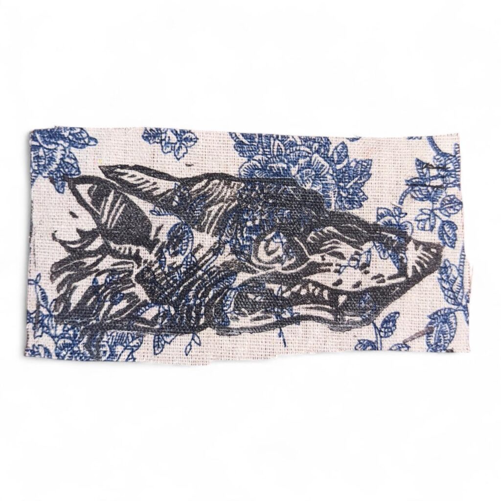 Doggy Face on porcelain