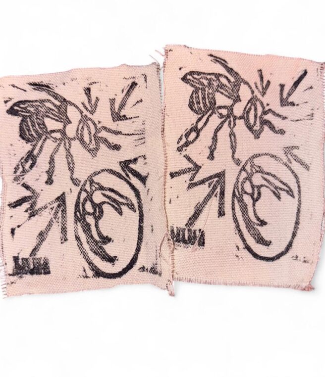 Bee “HUH” patch