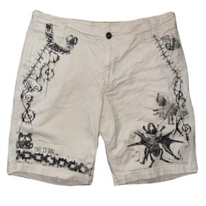 TAKE IT SLOW swirly shorts